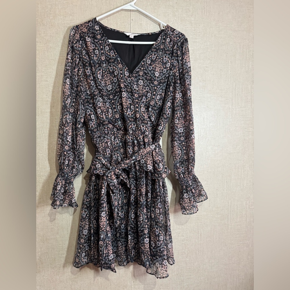 LC Lauren Conrad women’s floral hearts mini dress